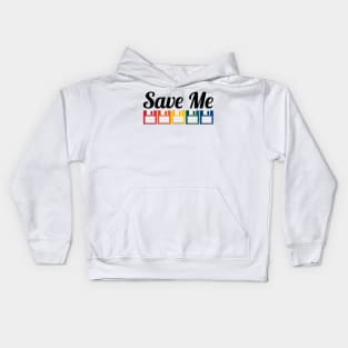 Save Me - Rainbow Floppy Kids Hoodie